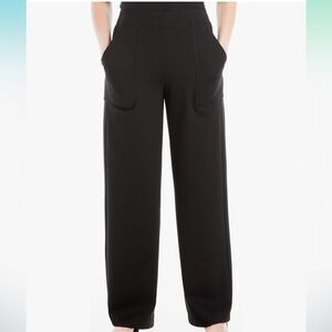 Max Studio London Wide Leg Trousers high rise elastic back full Size S